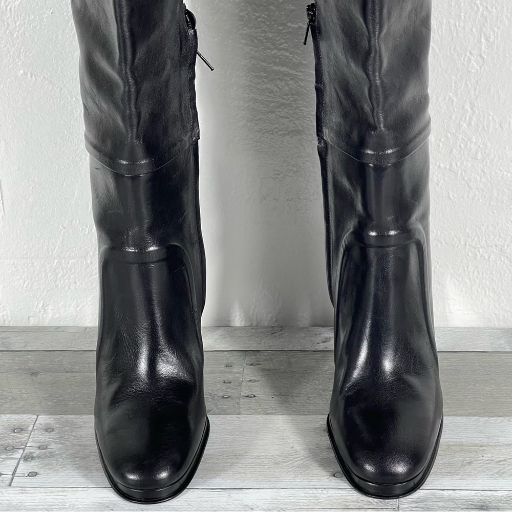 Burberry Black 110 Cutout Thigh-High Leather Boots Size - 10 .US / 40 .EU $2590 - Picture 5 of 15